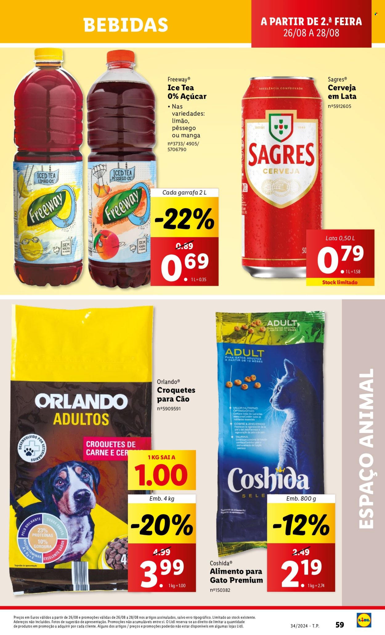 Folheto Lidl - 22.8.2024 - 28.8.2024. Página 59