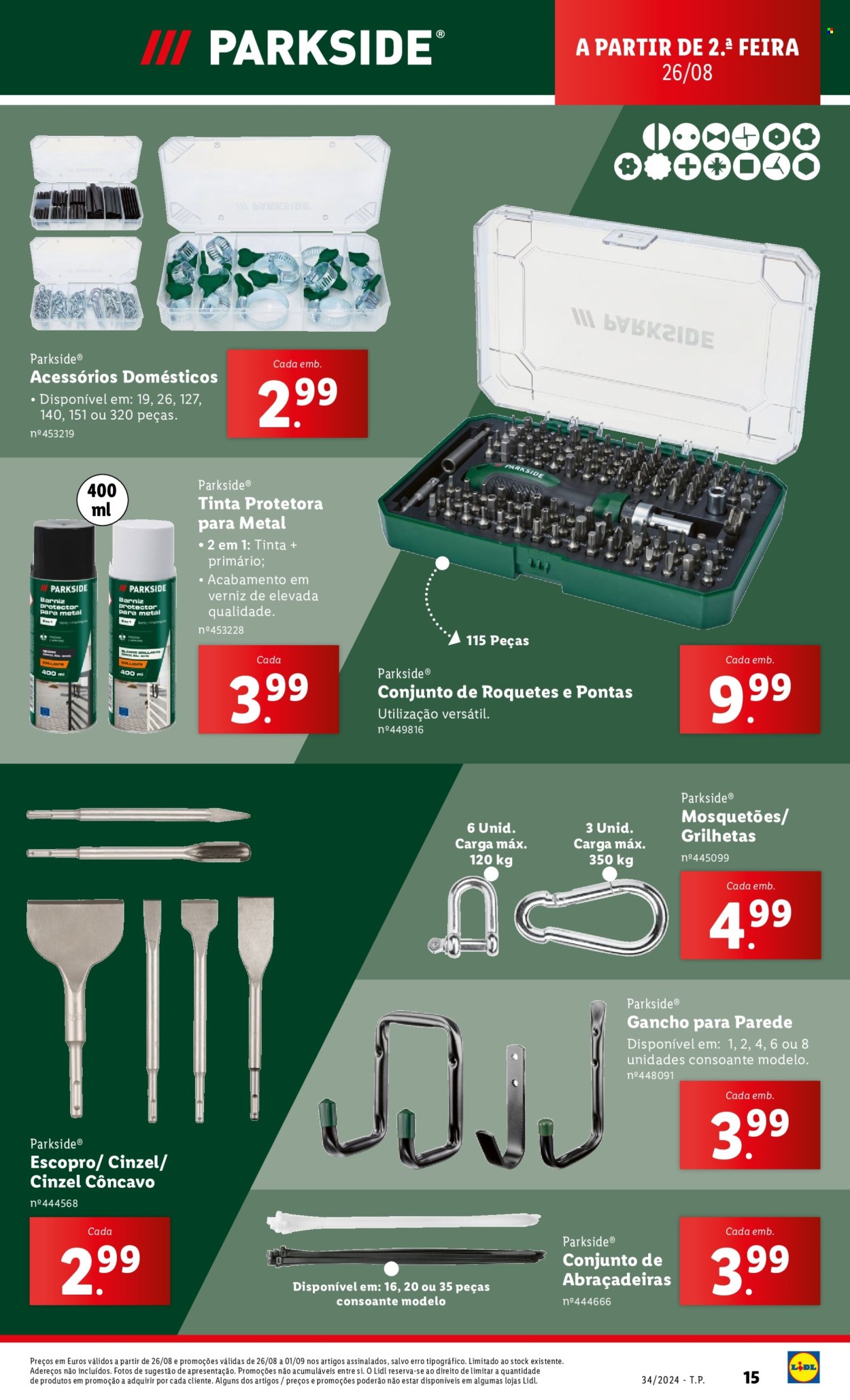 Folheto Lidl - 22.8.2024 - 28.8.2024. Página 15