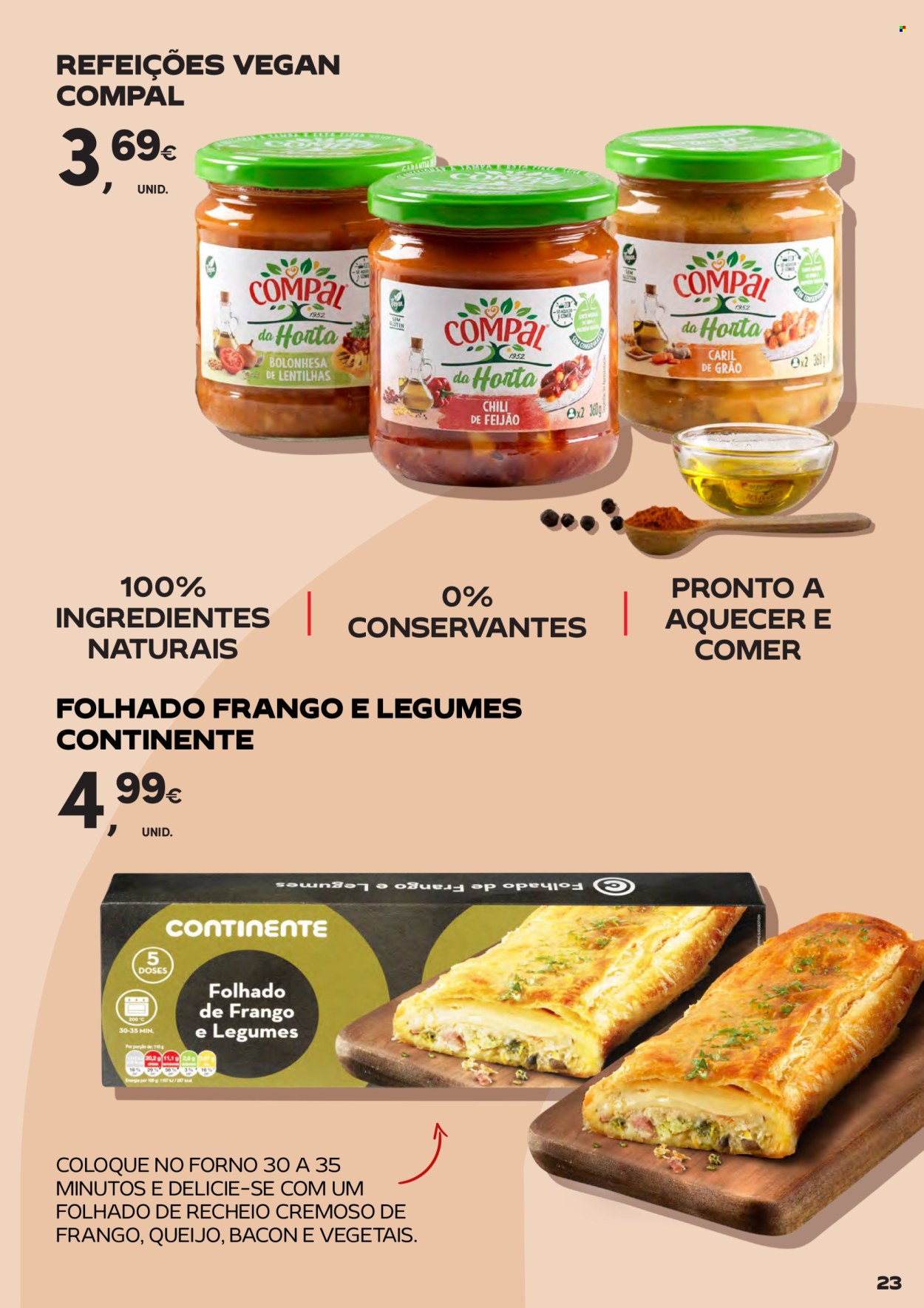 Folheto Continente - 26.7.2024 - 2.9.2024. Página 23