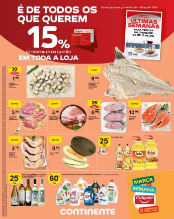 Folheto Continente Modelo - 20.8.2024 - 26.8.2024.