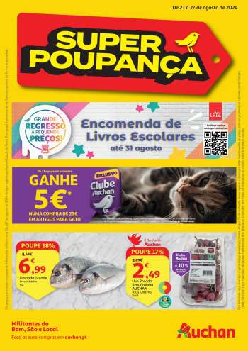 Folheto Auchan - 21.8.2024 - 27.8.2024.