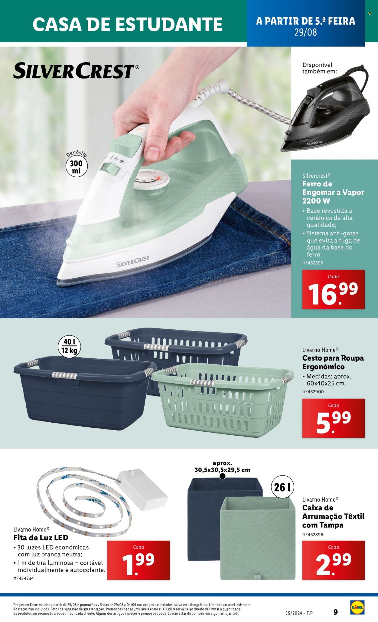 Folheto Lidl - 29.8.2024 - 4.9.2024. Página 9