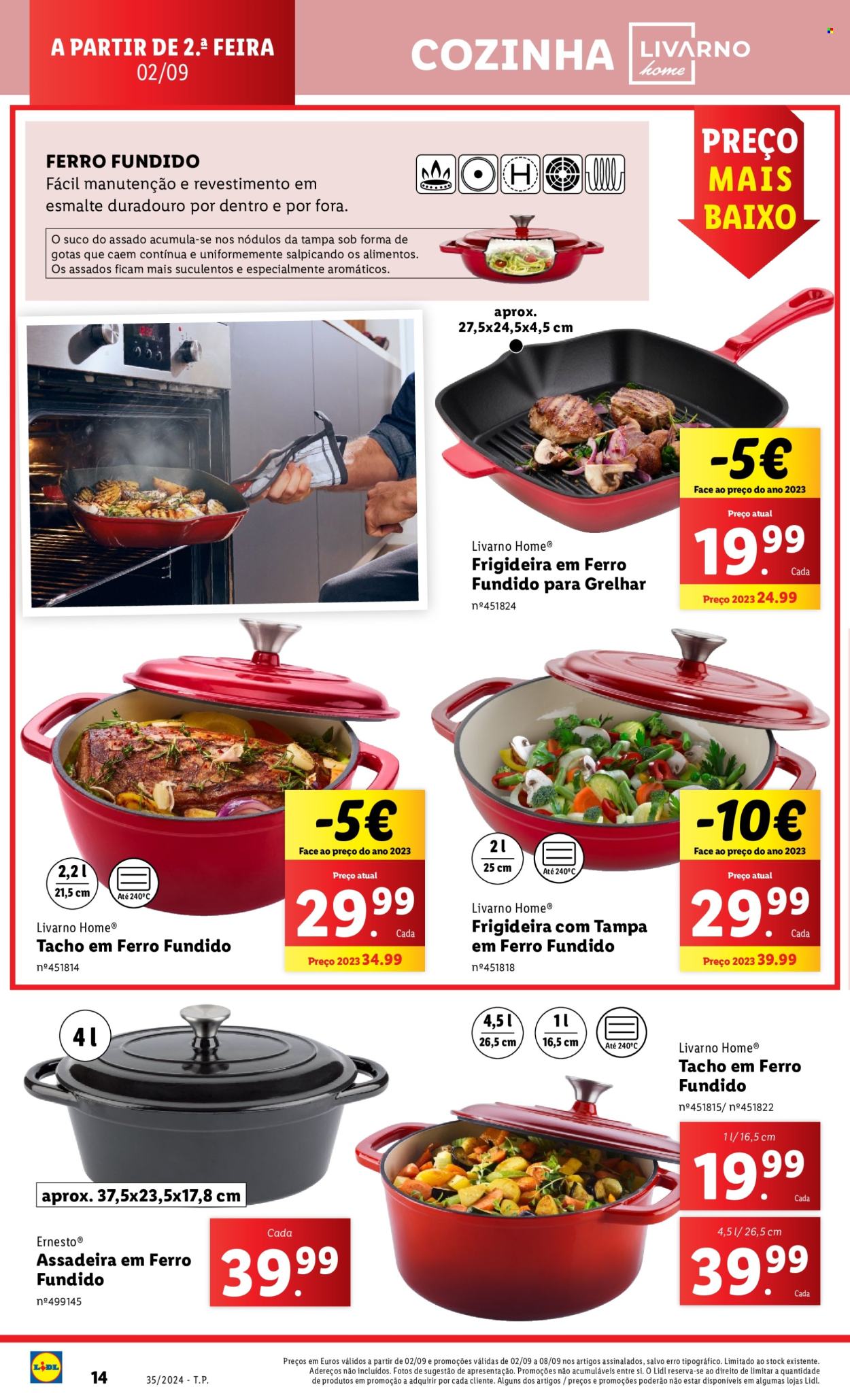 Folheto Lidl - 29.8.2024 - 4.9.2024. Página 14