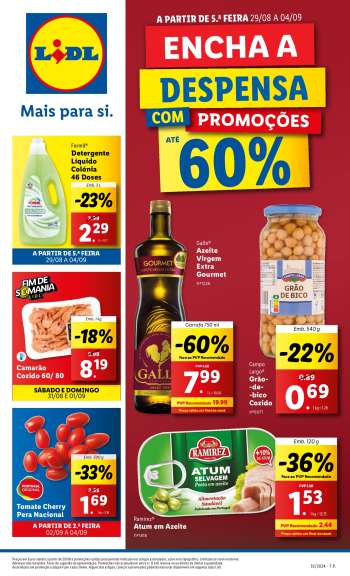 Folheto Lidl - 29.8.2024 - 4.9.2024.