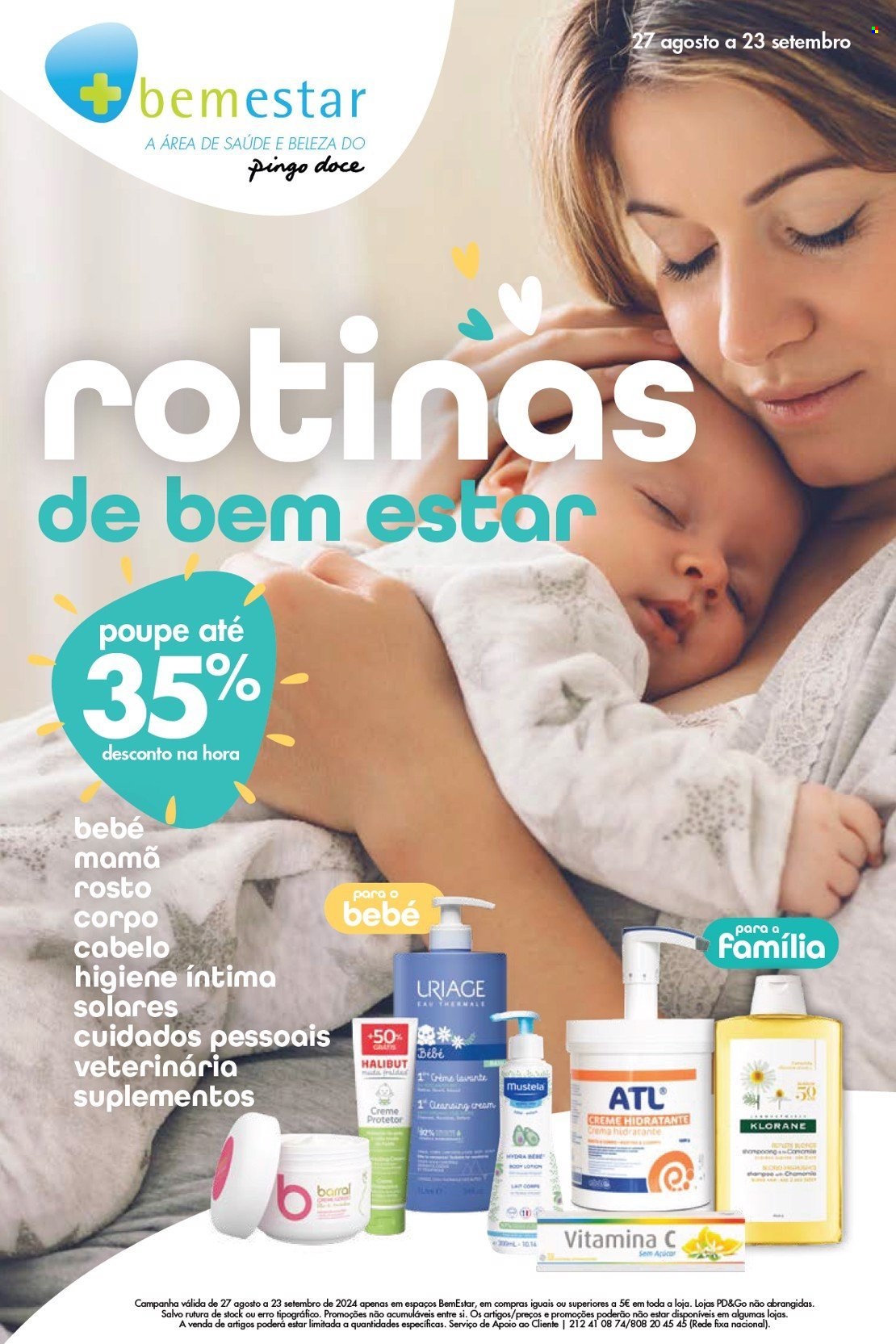 Folheto Pingo Doce - 27.8.2024 - 23.9.2024. Página 1
