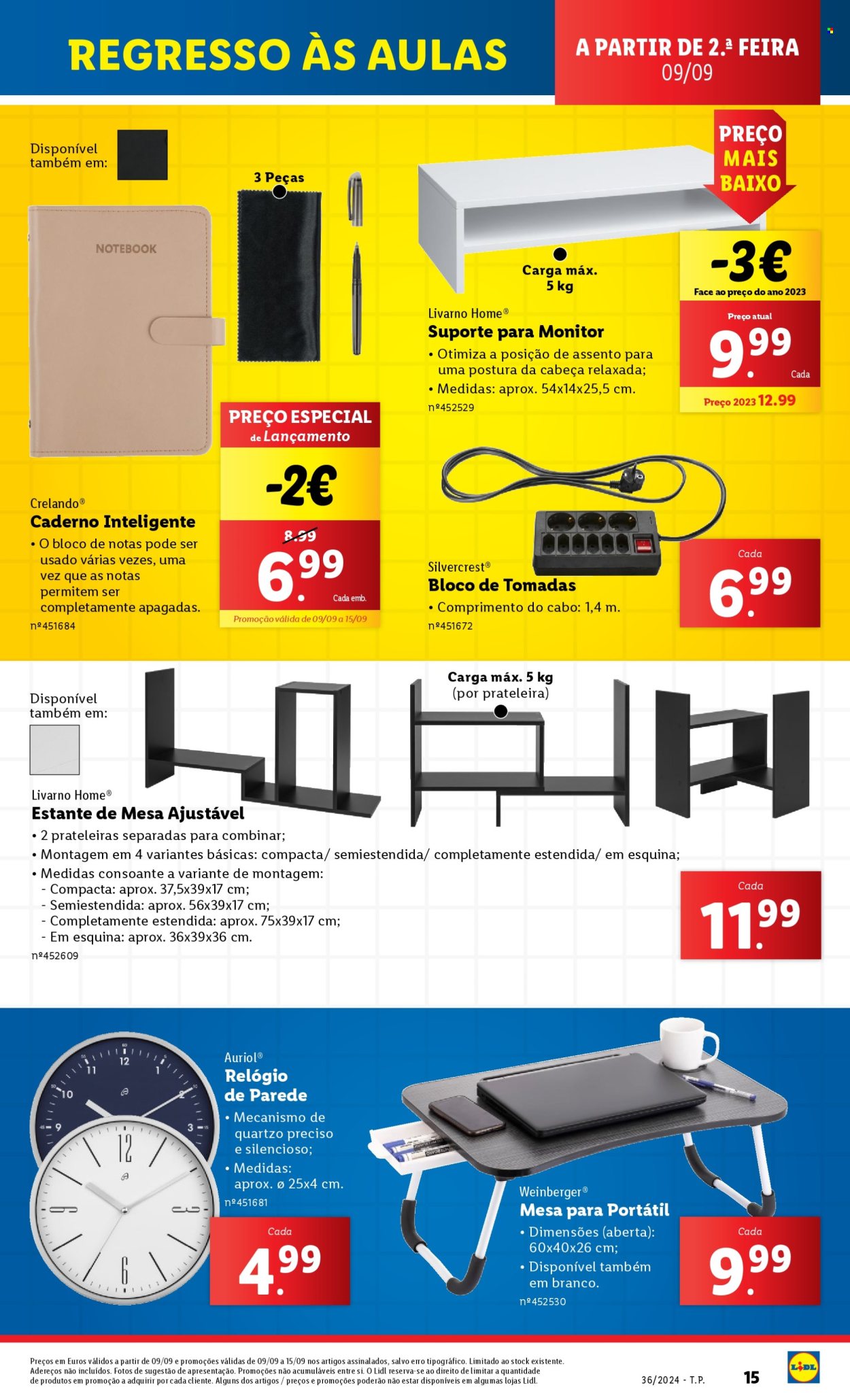 Folheto Lidl - 5.9.2024 - 11.9.2024. Página 15