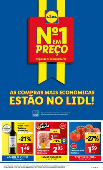 Folheto Lidl - 12.9.2024 - 18.9.2024.