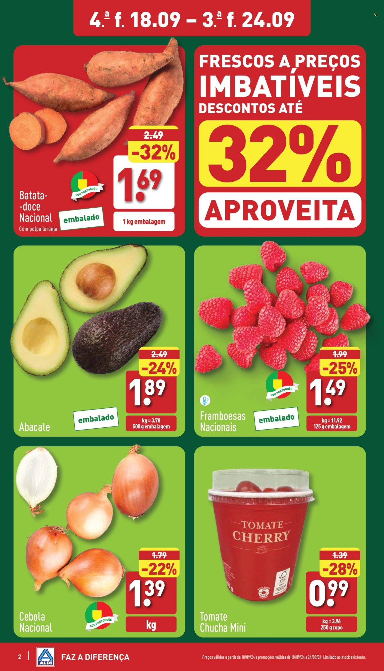 Folheto Aldi - 18.9.2024 - 24.9.2024. Página 2