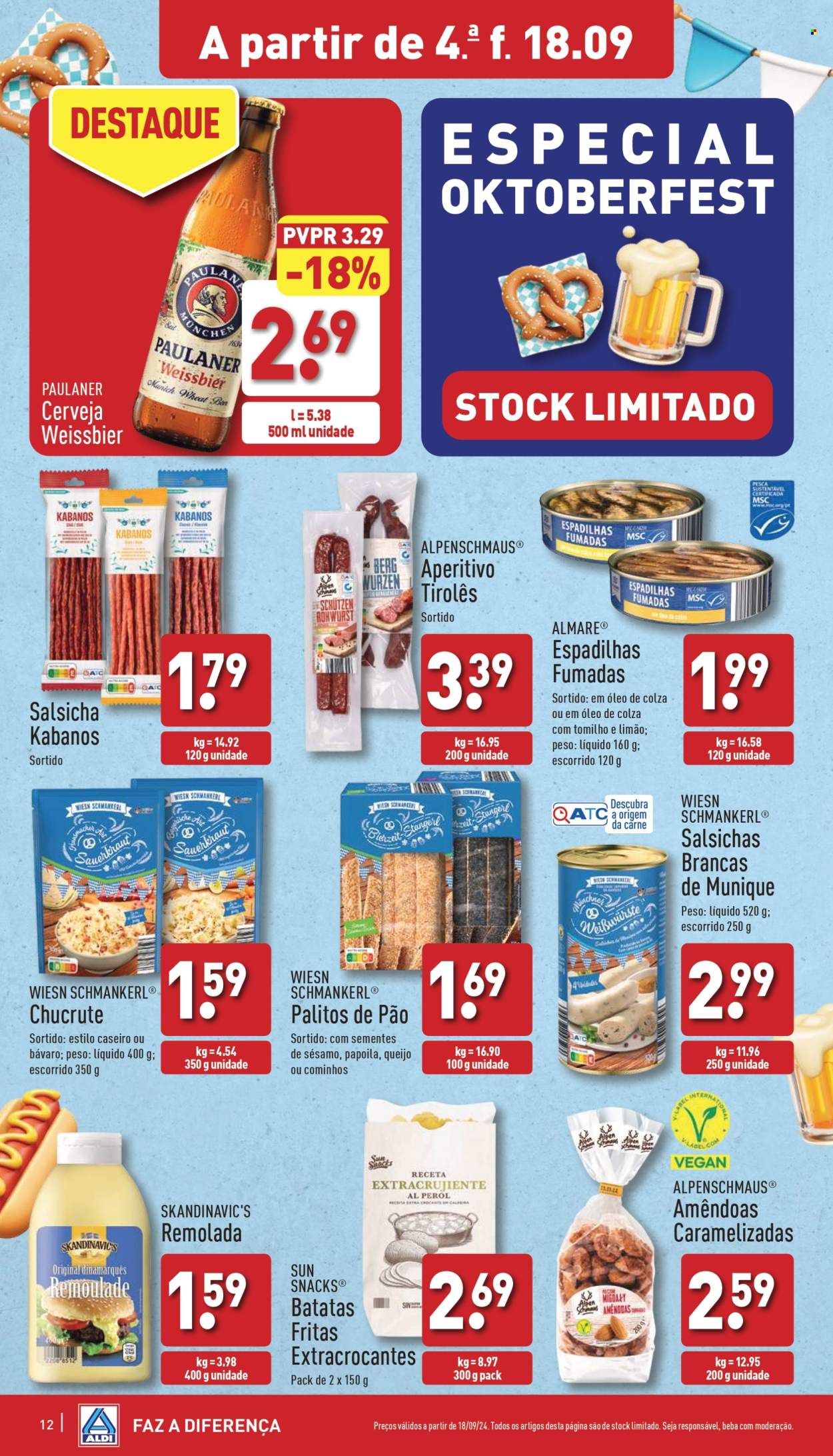 Folheto Aldi - 18.9.2024 - 24.9.2024. Página 12
