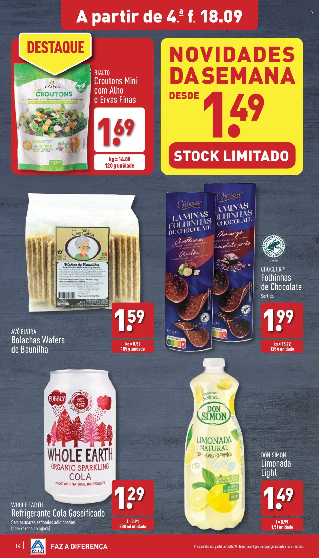 Folheto Aldi - 18.9.2024 - 24.9.2024. Página 14