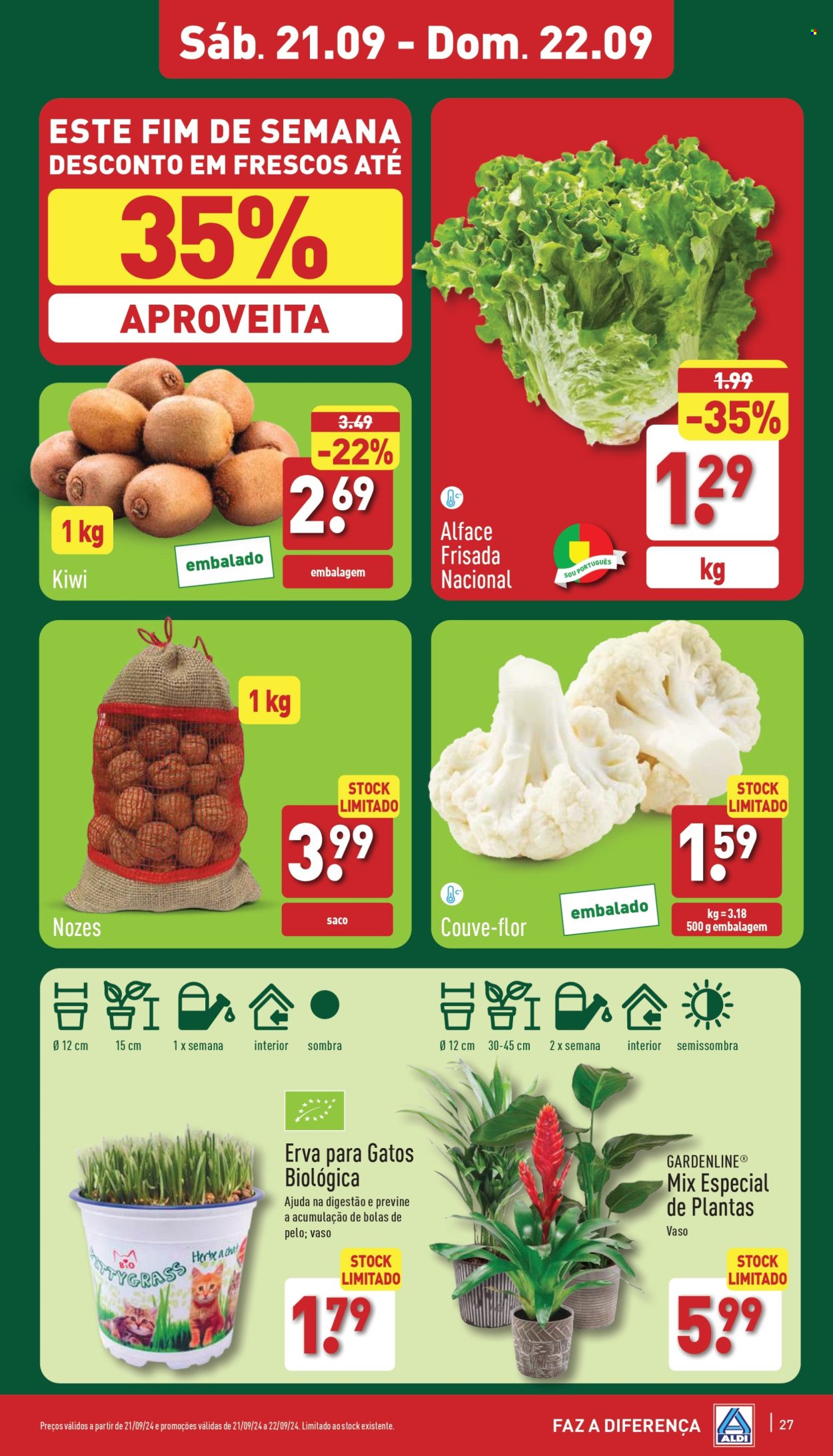 Folheto Aldi - 18.9.2024 - 24.9.2024. Página 27