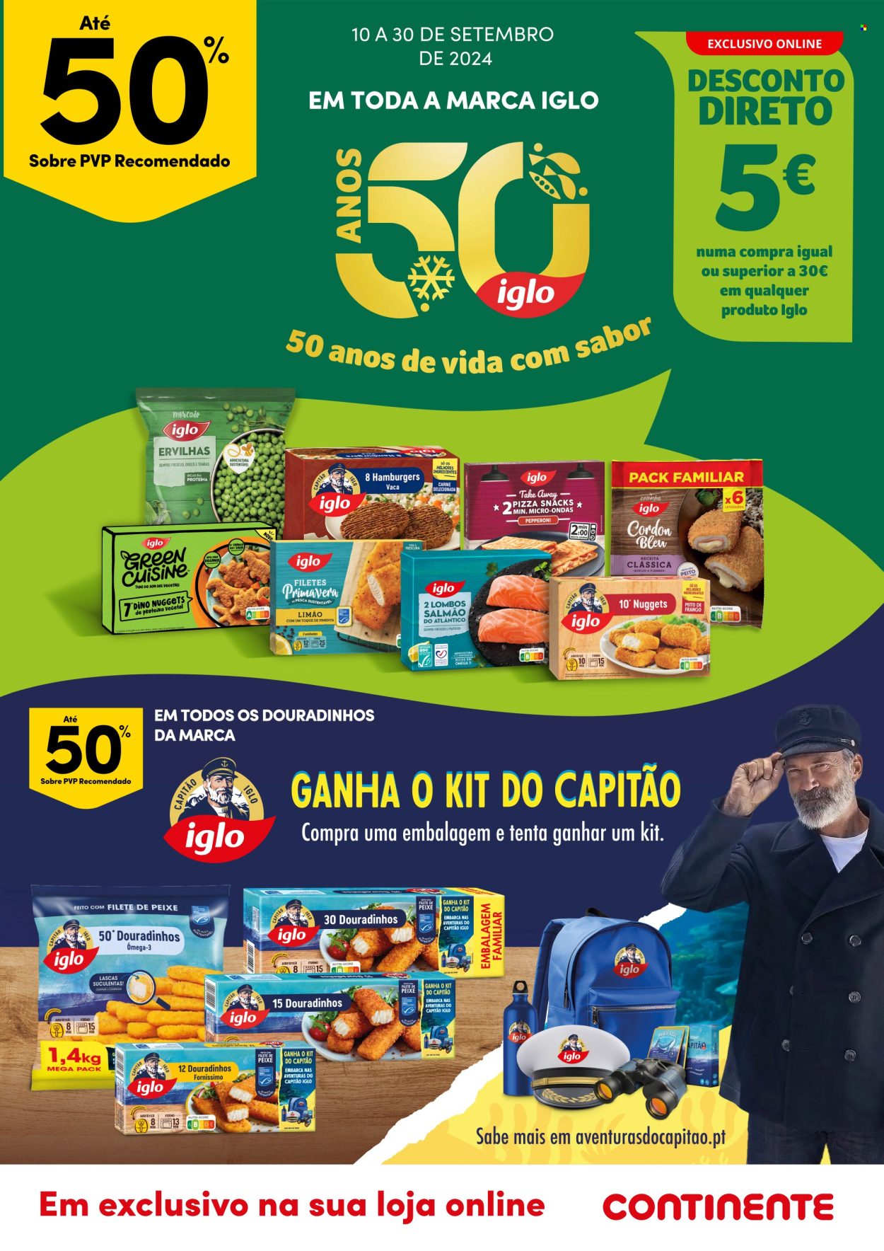 Folheto Continente - 10.9.2024 - 30.9.2024. Página 1