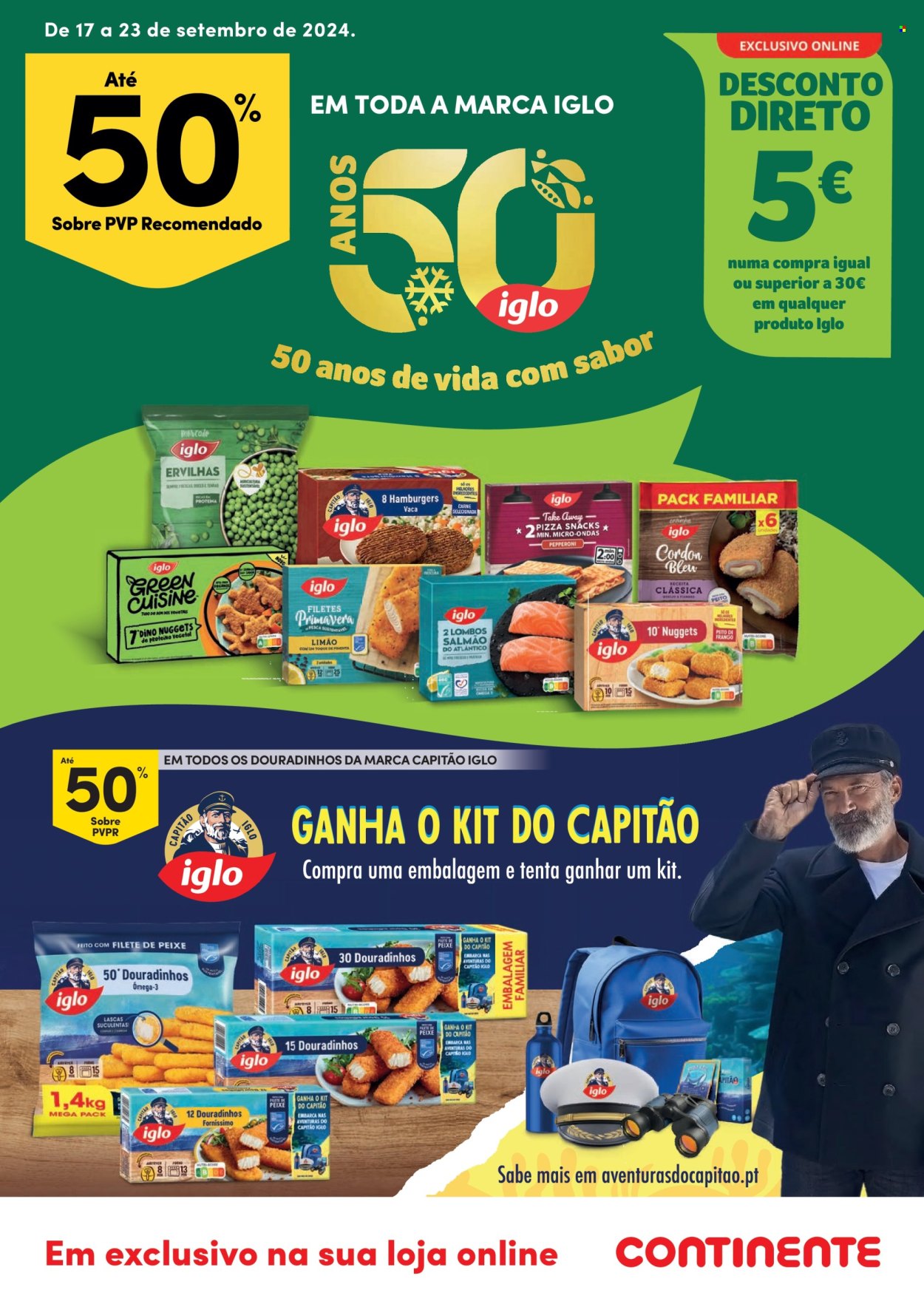 Folheto Continente - 17.9.2024 - 23.9.2024. Página 1