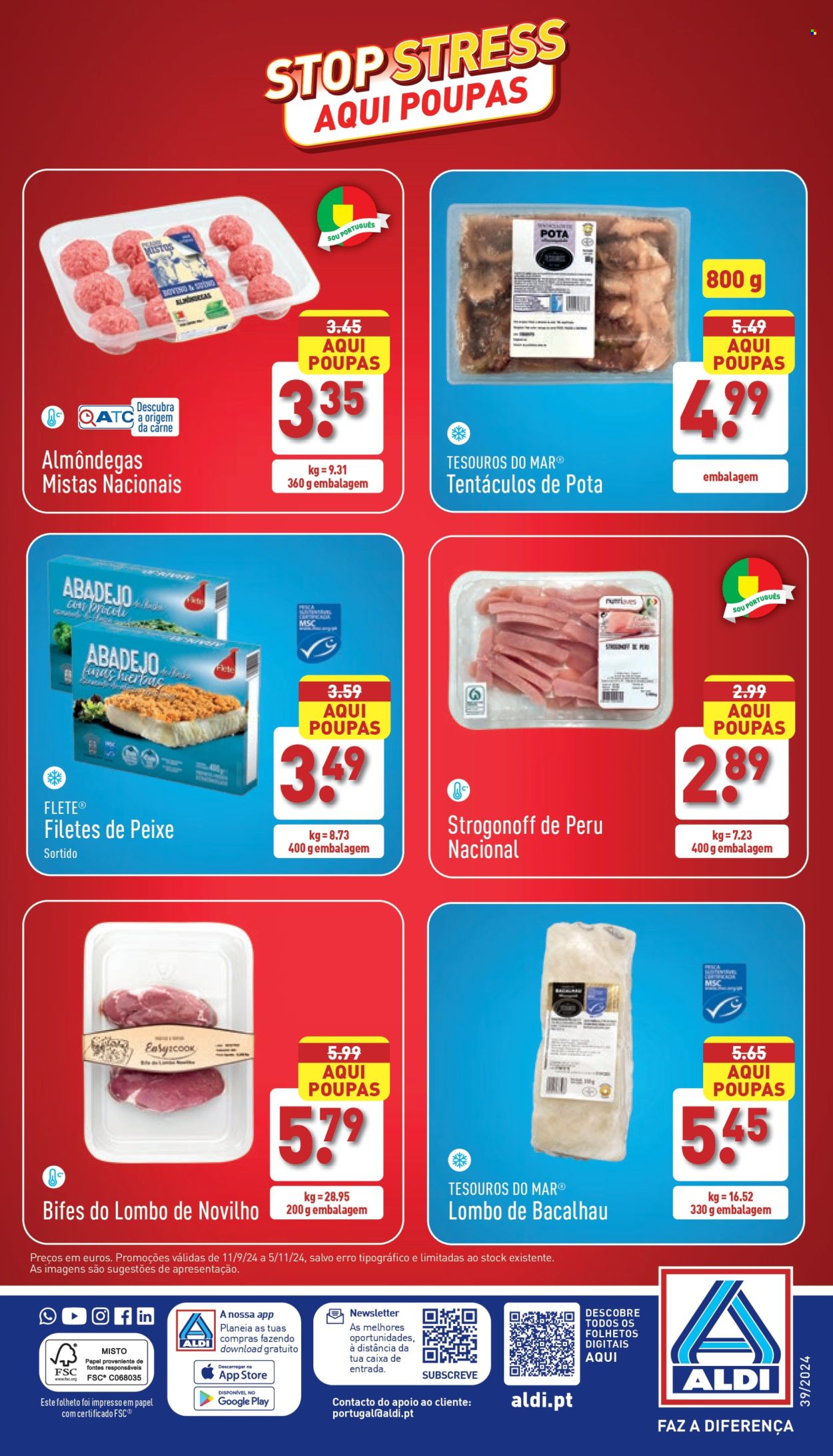 Folheto Aldi - 11.9.2024 - 5.11.2024. Página 24