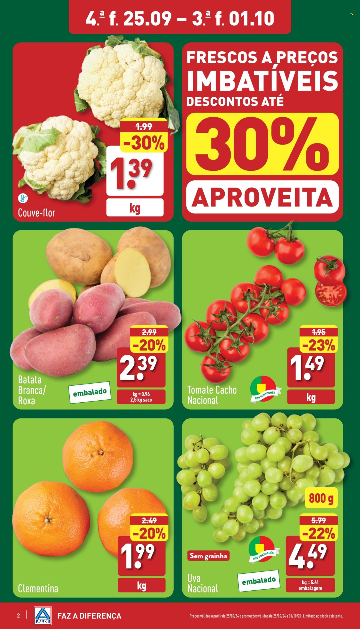 Folheto Aldi - 25.9.2024 - 1.10.2024. Página 2