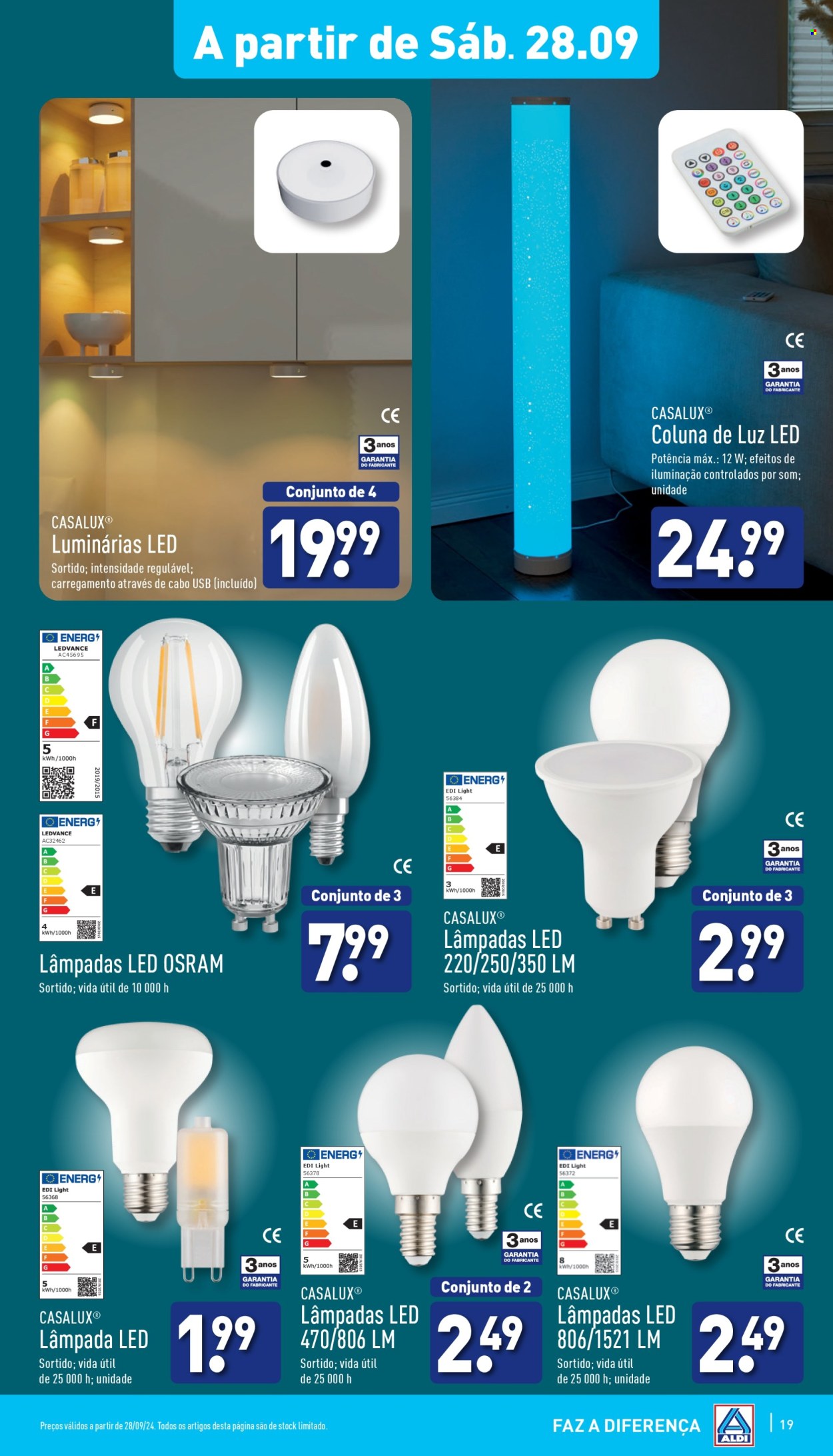 Folheto Aldi - 25.9.2024 - 1.10.2024. Página 19
