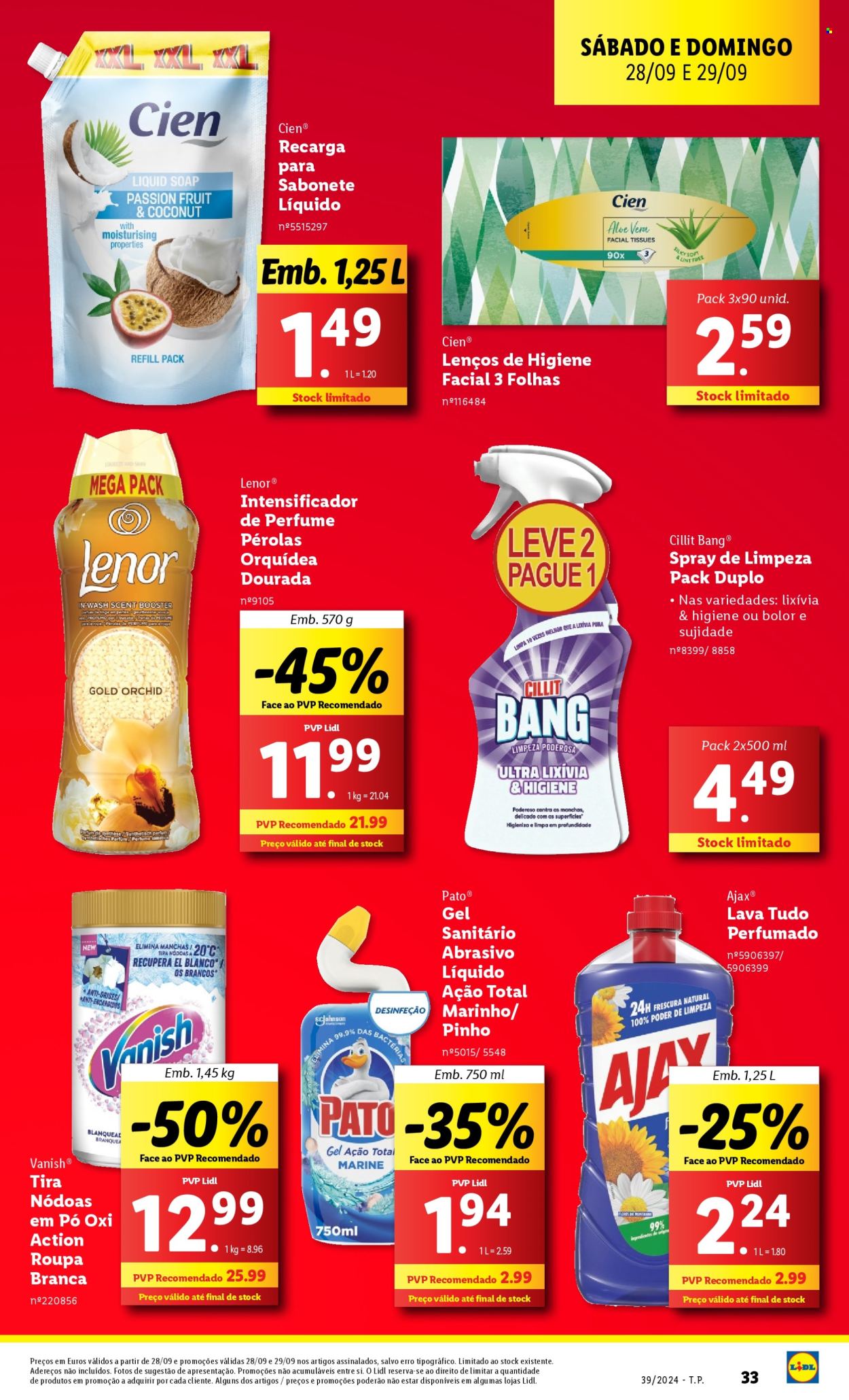 Folheto Lidl - 26.9.2024 - 2.10.2024. Página 33