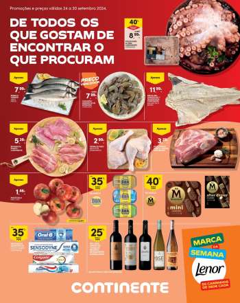 Folheto Continente Modelo - 24.9.2024 - 30.9.2024.