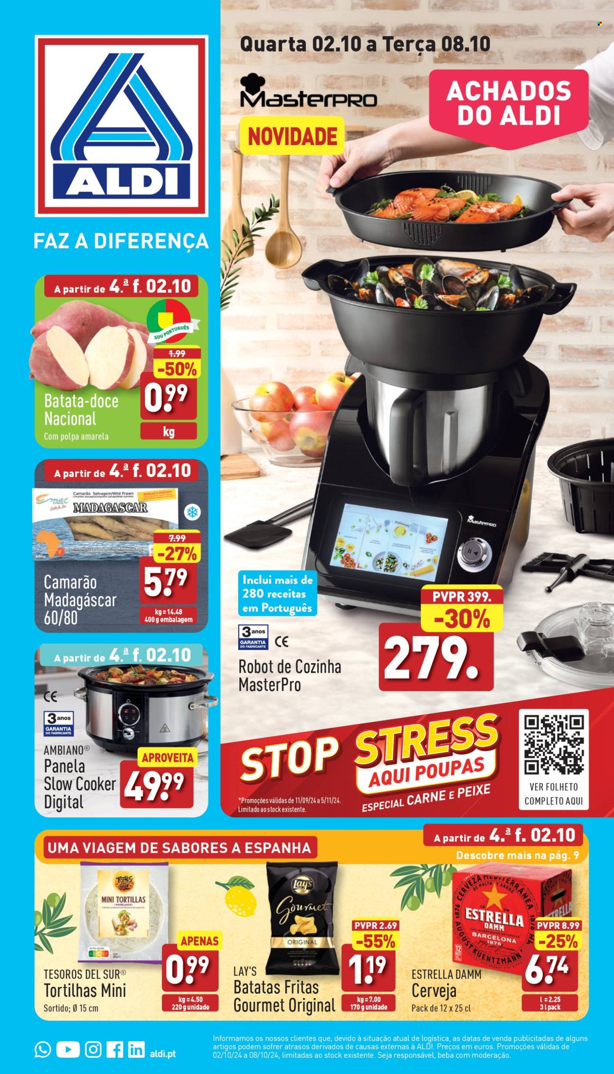 Folheto Aldi - 2.10.2024 - 8.10.2024. Página 1