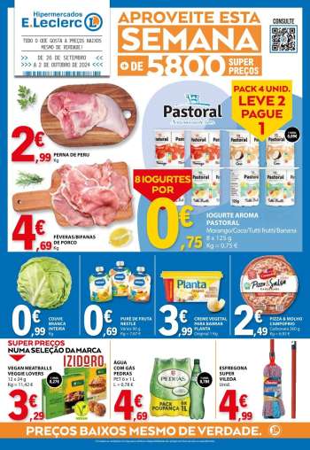 Folheto E.Leclerc - 26.9.2024 - 2.10.2024.