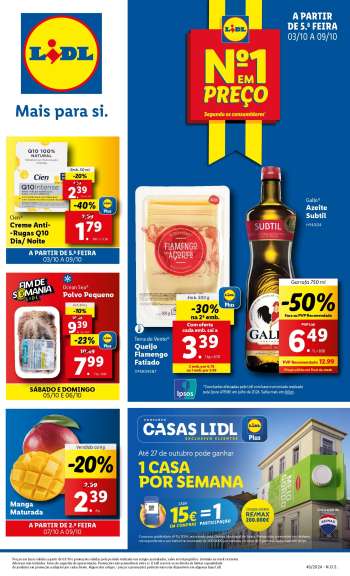 Folheto Lidl - 3.10.2024 - 9.10.2024.