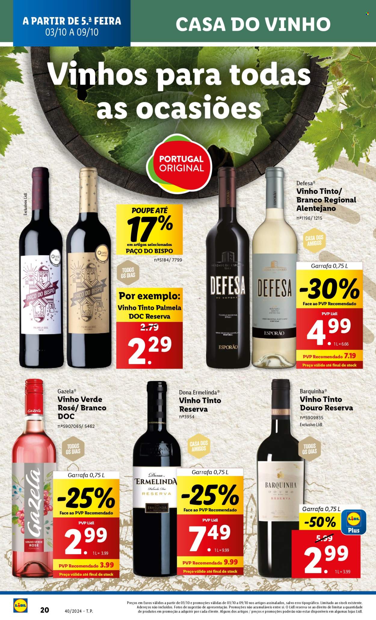 Folheto Lidl - 3.10.2024 - 9.10.2024. Página 20