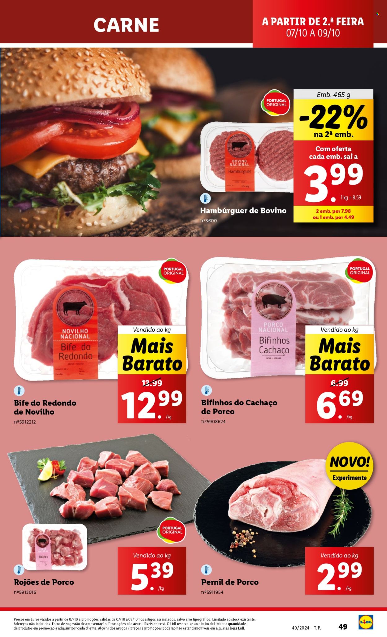 Folheto Lidl - 3.10.2024 - 9.10.2024. Página 49