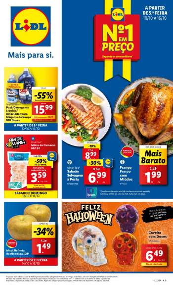 Folheto Lidl - 10.10.2024 - 16.10.2024.