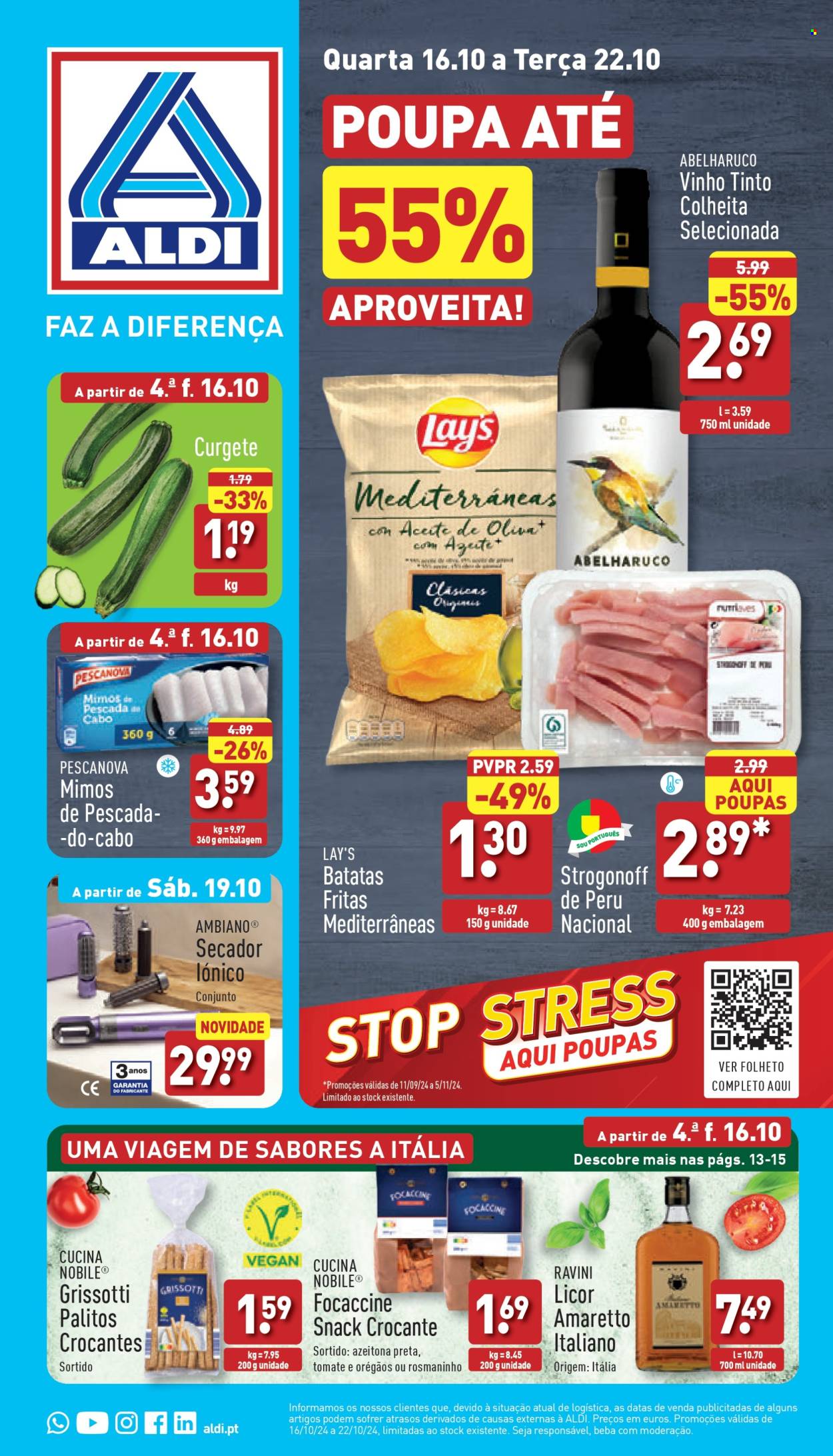 Folheto Aldi - 16.10.2024 - 22.10.2024. Página 1