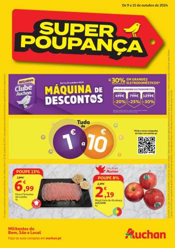 Folheto Auchan - 9.10.2024 - 15.10.2024.