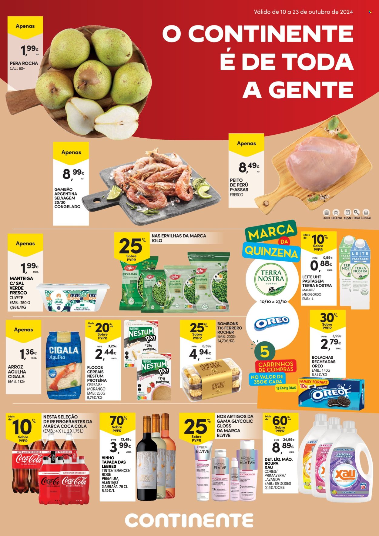 Folheto Continente Modelo - 10.10.2024 - 23.10.2024. Página 1