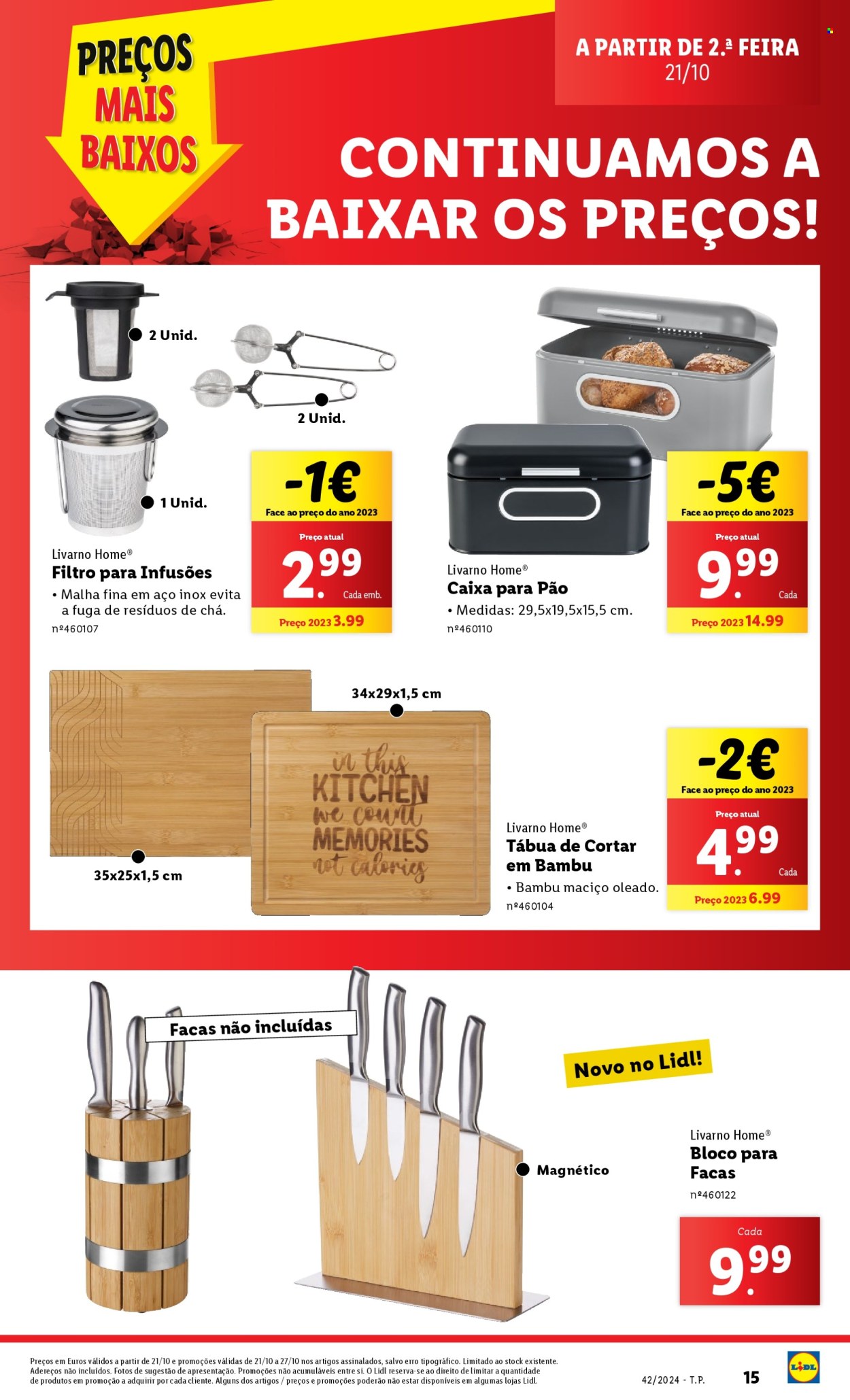 Folheto Lidl - 17.10.2024 - 23.10.2024. Página 15