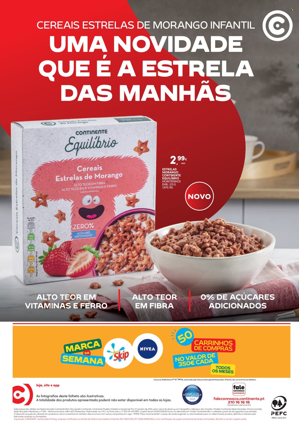 Folheto Continente Bom Dia - 15.10.2024 - 21.10.2024. Página 24