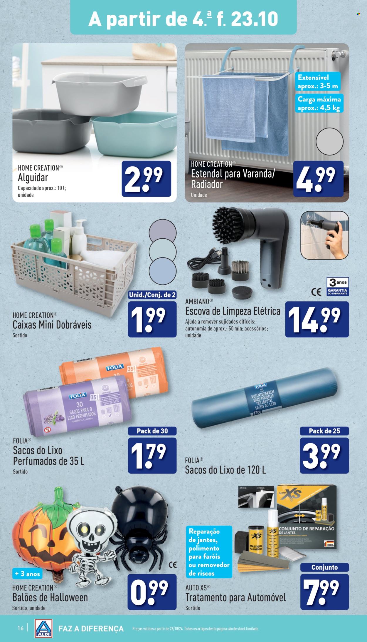 Folheto Aldi - 23.10.2024 - 29.10.2024. Página 16