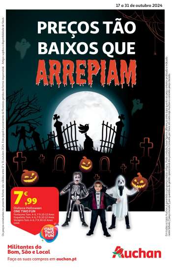 Folheto Auchan - 17.10.2024 - 31.10.2024.