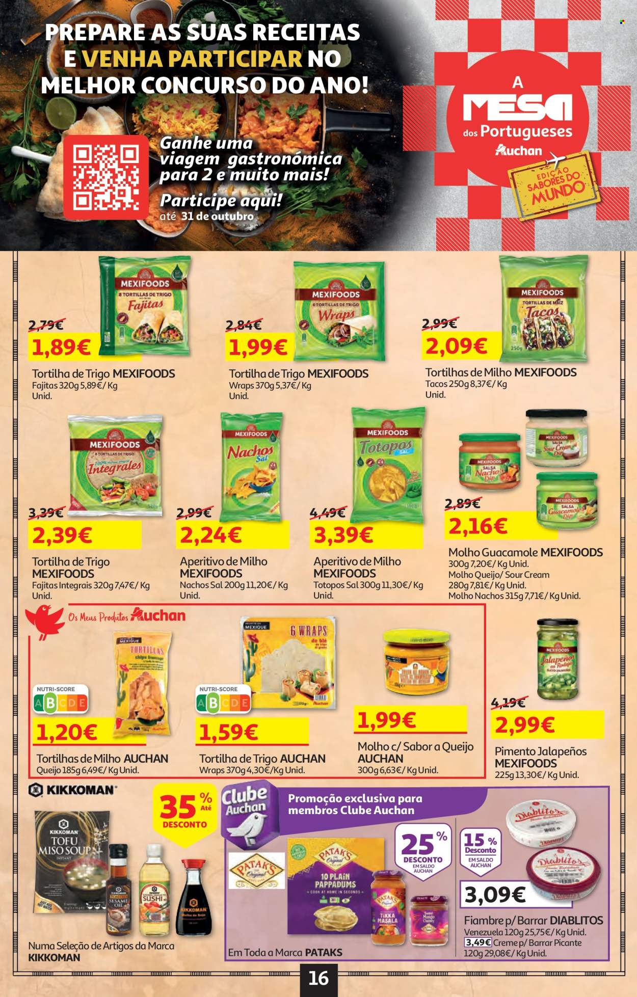 Folheto Auchan - 17.10.2024 - 31.10.2024. Página 16