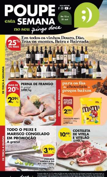 Folheto Pingo Doce - 15.10.2024 - 21.10.2024.