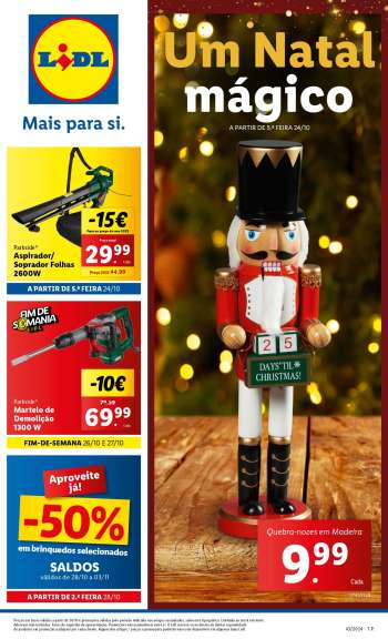 Folheto Lidl - 24.10.2024 - 3.11.2024.