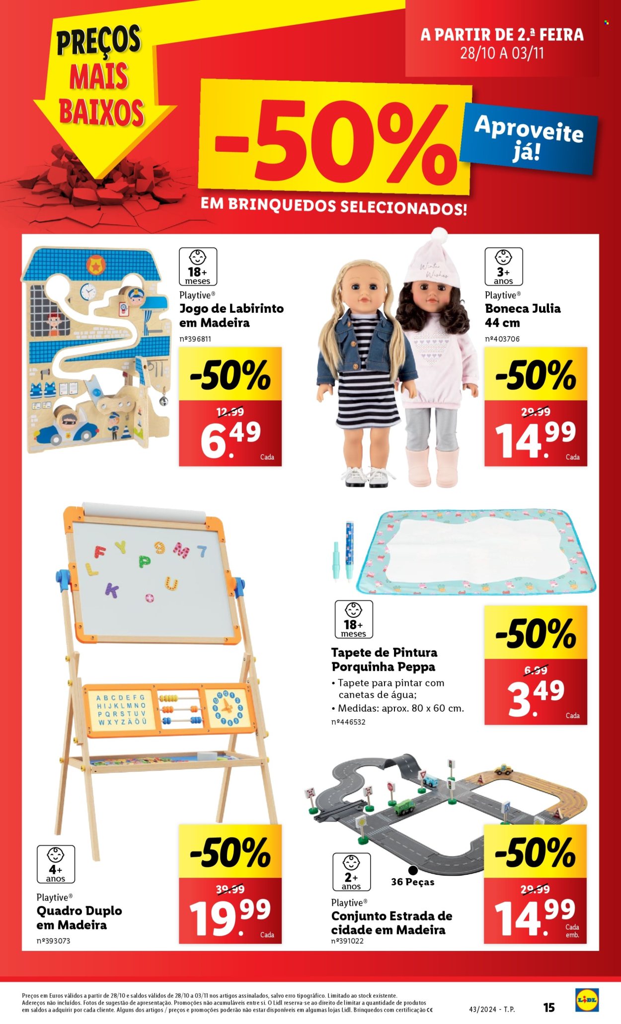 Folheto Lidl - 24.10.2024 - 3.11.2024. Página 15