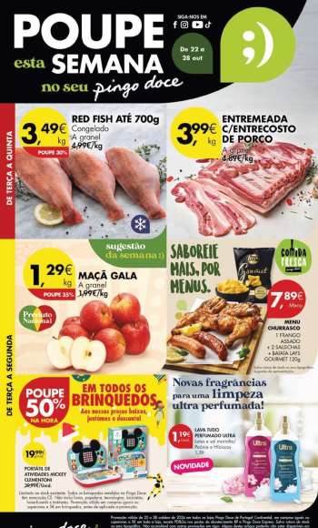 Folheto Pingo Doce - 22.10.2024 - 28.10.2024.