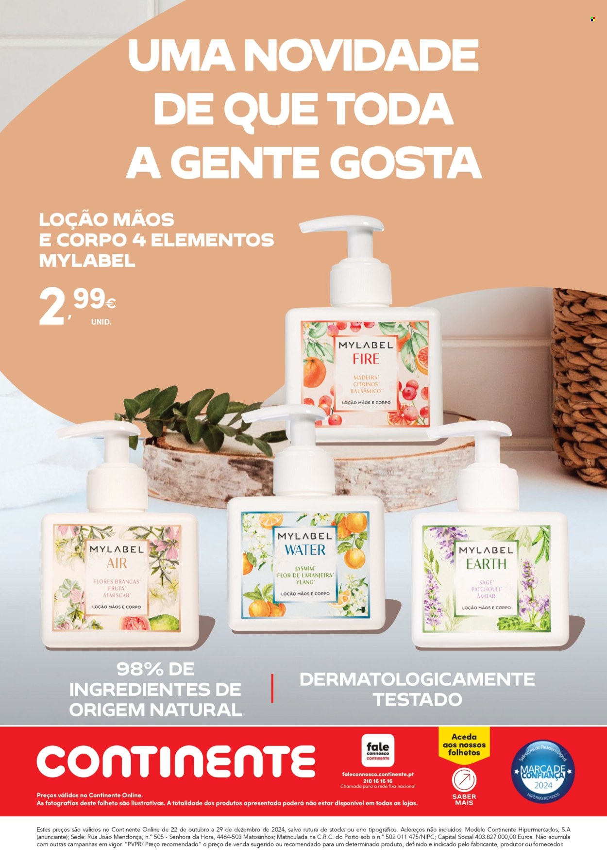 Folheto Continente - 22.10.2024 - 29.12.2024. Página 30