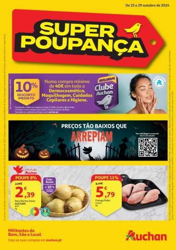 Folheto Auchan - 23.10.2024 - 29.10.2024.