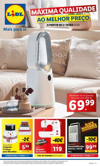 Folheto Lidl - 31.10.2024 - 6.11.2024.