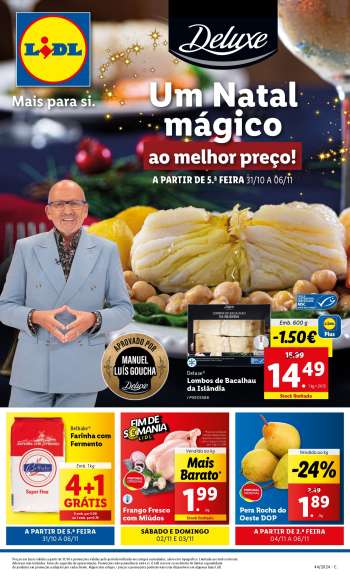 Folheto Lidl - 31.10.2024 - 6.11.2024.