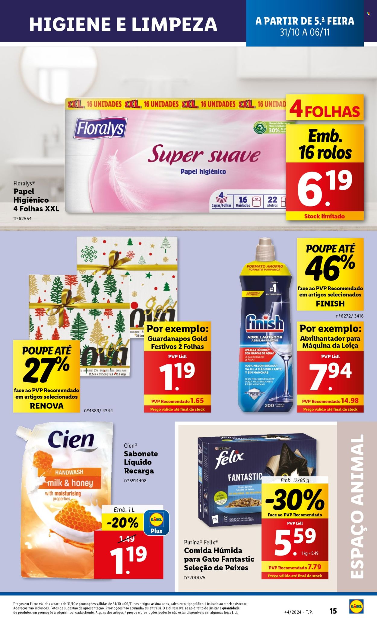 Folheto Lidl - 31.10.2024 - 6.11.2024. Página 15