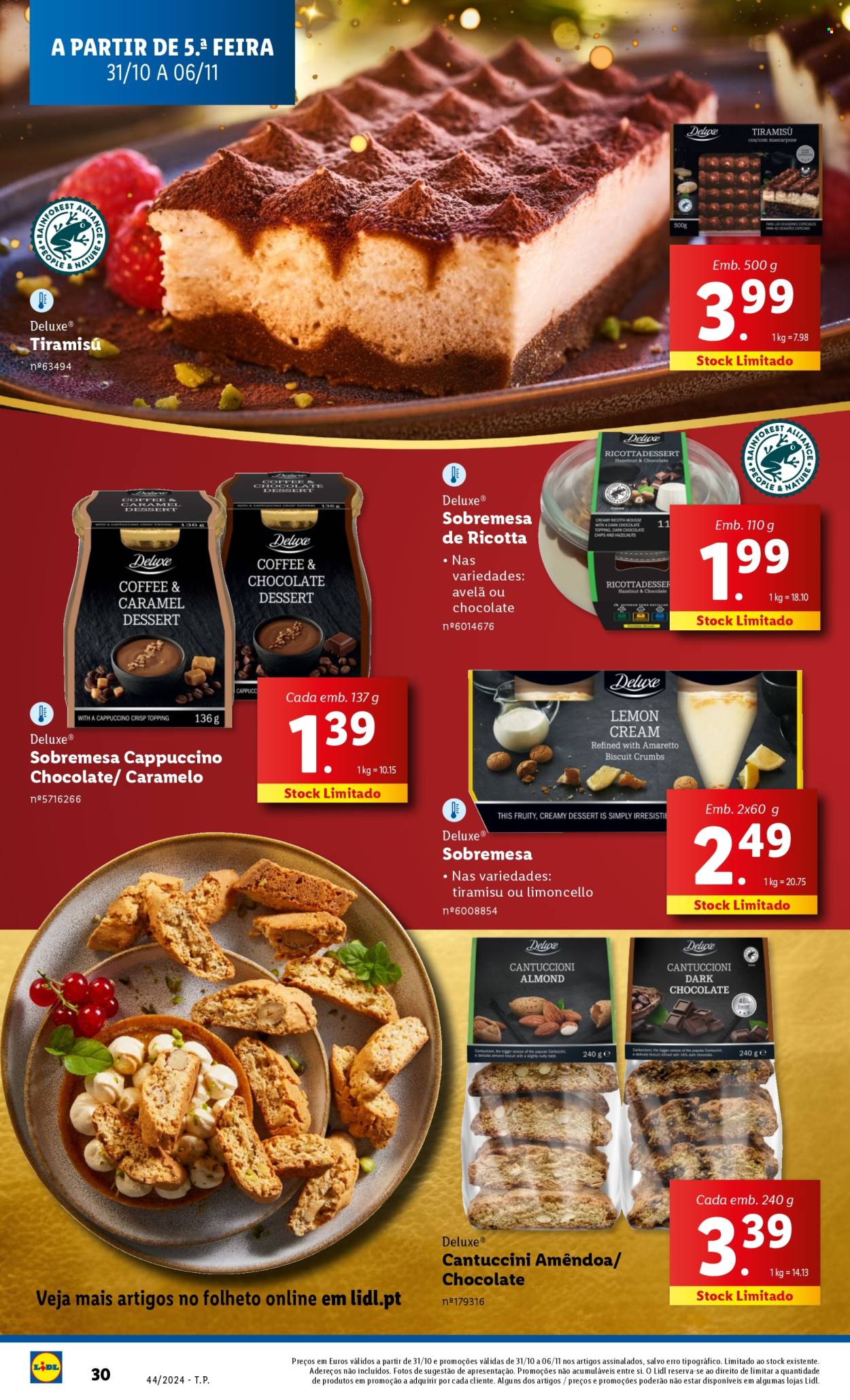 Folheto Lidl - 31.10.2024 - 6.11.2024. Página 30