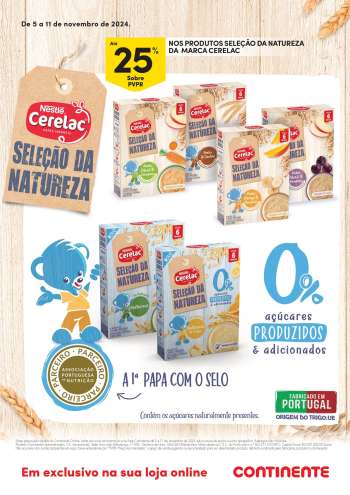 Folheto Continente - 5.11.2024 - 11.11.2024.