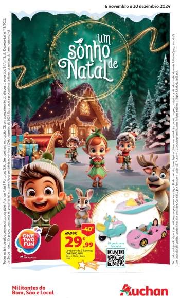 Folheto Auchan - 6.11.2024 - 10.12.2024.