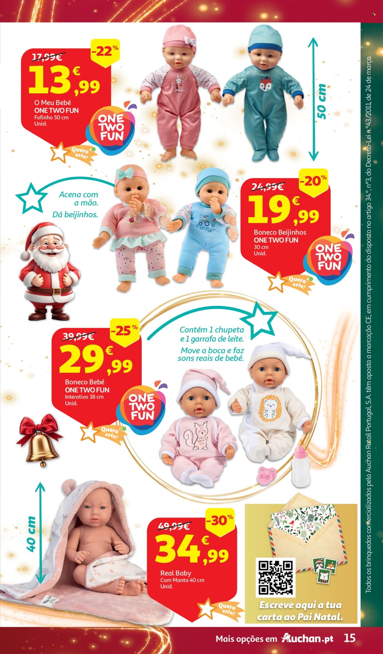 Folheto Auchan - 6.11.2024 - 10.12.2024. Página 15