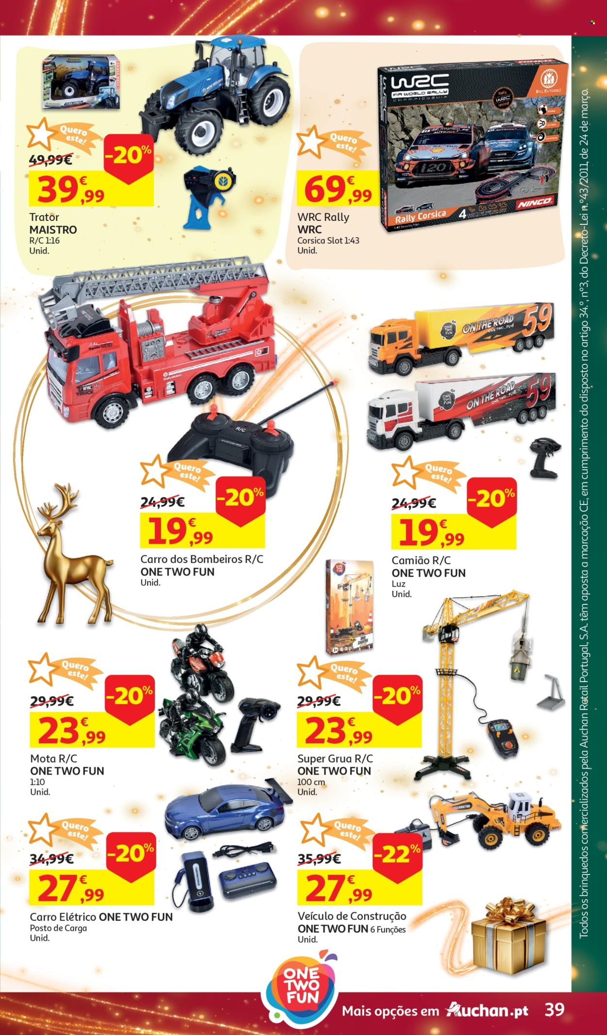 Folheto Auchan - 6.11.2024 - 10.12.2024. Página 39